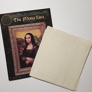 Cross My Heart Inc The Mona Lisa Counted Cross Stitch Pattern Chart with Fabric